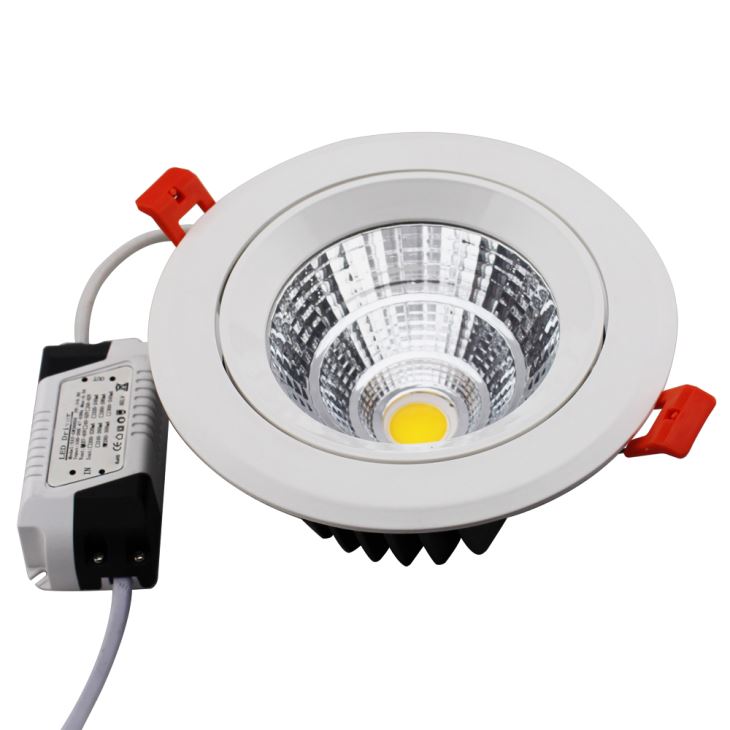 SAA Certified High Watt 60W 200mm Cut Hole 60 Degree COB Recessed LED Downlight