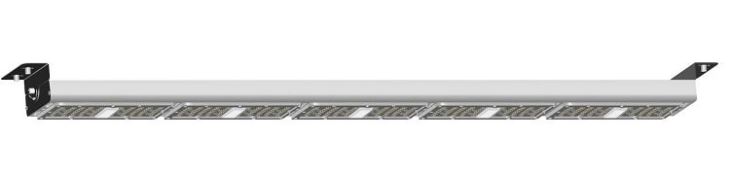 300W Aluminum and PC lens led linear high bay light