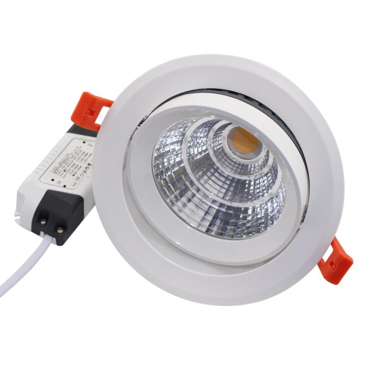 SAA Certified High Watt 60W 200mm Cut Hole 60 Degree COB Recessed LED Downlight