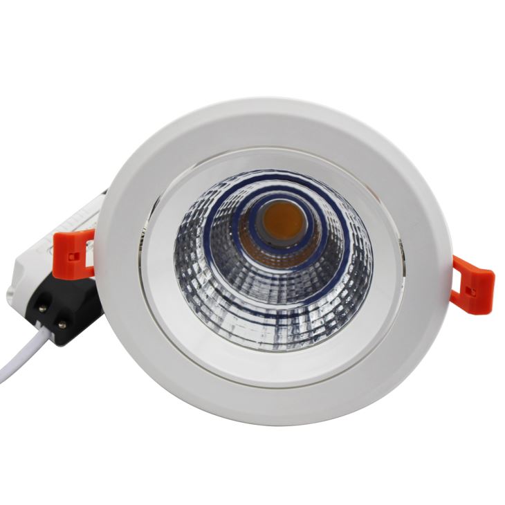 SAA Certified High Watt 60W 200mm Cut Hole 60 Degree COB Recessed LED Downlight