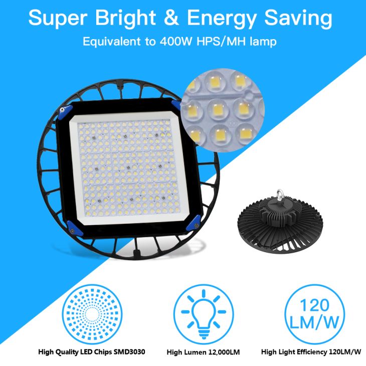 LED UFO High Bays 130lm/W 200W