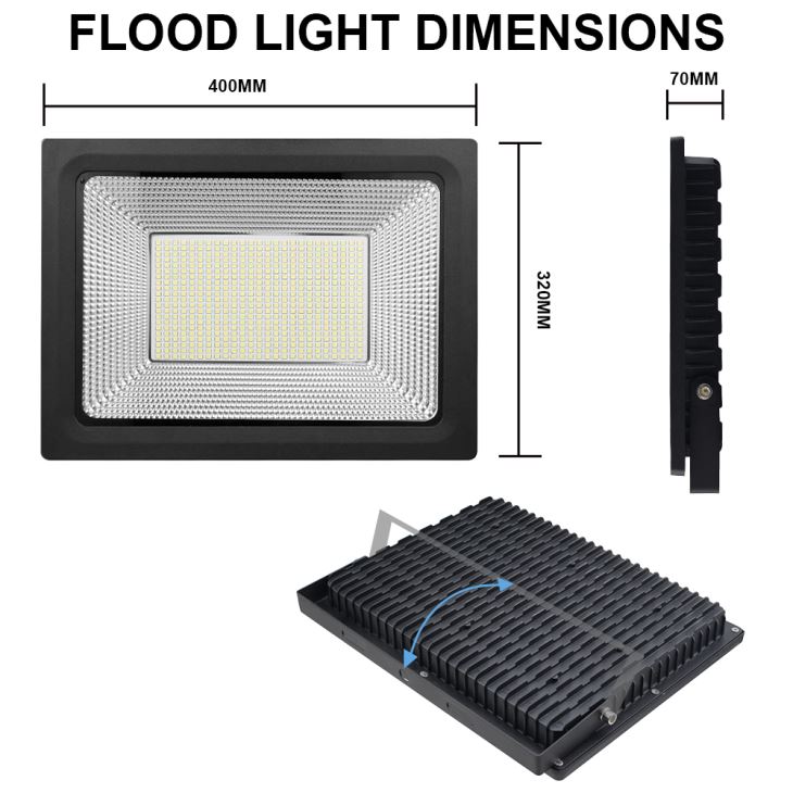 CE Passed 150W Ultra Slim Driverless LED Flood Light