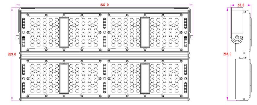 240W product Size